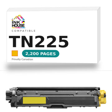 Brother TN225 Y New Compatible Yellow Toner Cartridge (High Yield Version of TN221)