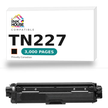 Compatible Black Toner for Brother TN227 With Chip (High Yield Version of TN223)