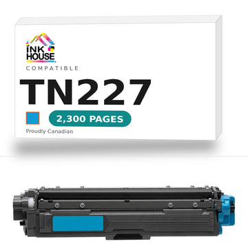 Compatible Cyan Toner for Brother TN227 With Chip (High Yield Version of TN223)