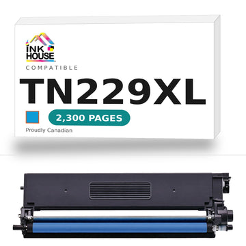 Compatible Brother TN229XL Cyan Toner Cartridge High Yield