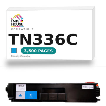 Brother TN336C New Compatible Cyan Toner Cartridge  High Capacity (High Yield Version of TN331)