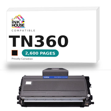 Brother TN360 New Compatible Black Toner Cartridge  High Capacity (High Yield of TN330)
