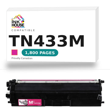 Brother TN433M Compatible Magenta Toner Cartridge (High Yield of TN431 Magenta)
