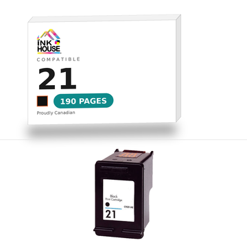 21 Black compatible ink cartridge, 190 pages