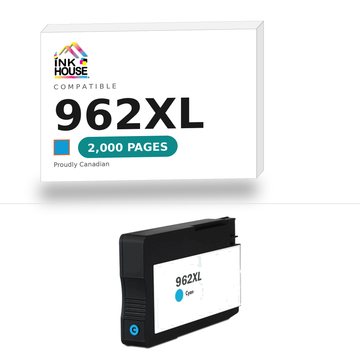 962XL Cyan compatible ink cartridge, 2,000 pages