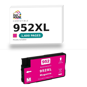 952XL Magenta compatible ink cartridge, 1,600 pages