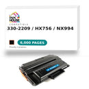 Dell 3302208 # 3302209 Remanufactured Black Toner Cartridge-1