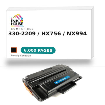 Dell 3302208 # 3302209 Remanufactured Black Toner Cartridge