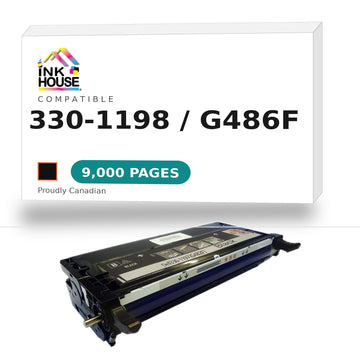 Dell 3301197(G482F)Remanufactured Black Toner Cartridge,Dell 3301198(G486F)