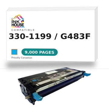Dell 3301194(G479F)Remanufactured Cyan Toner Cartridge,Dell 3301199(G483F)