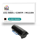 Dell 331-9805 (C3NTP / M11XH) New Compatible Black Toner Cartridge (Extra High Yield), FOR B2360, B3460, B3465 (8500 PAGES)-1