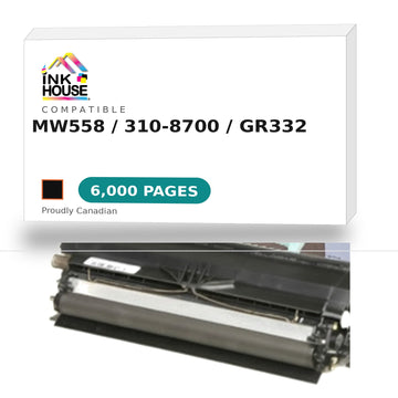 Dell Toner Cartridge, Black (MW558)