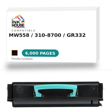 Compatible Dell Toner Cartridge, Black (MW558)