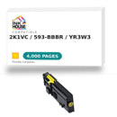 Dell Toner Cartridge, Laser, High Yield, Yellow, (2K1VC)-1
