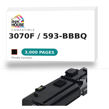 Compatible Dell Toner Cartridge, Laser, High Yield, Black, (3070F)