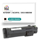 Compatible Dell Toner Cartridge, Laser, High Yield, Black, (N7DWF)-1