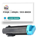 Compatible Dell Toner Cartridge, Laser, High Yield, Cyan, (P3HJK)-1