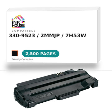 Dell 3309523 2MMJP 7H53W Compatible Black Toner Cartridge High Yield For Dell 1130/N 1133/1135N Printers