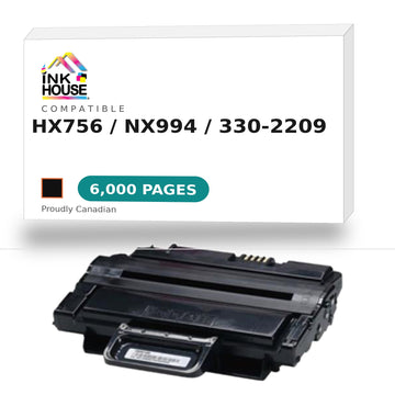 Compatible Dell HX756 Black Toner Cartridge, High Yield (HX756)