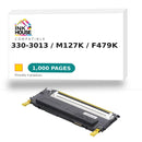 Compatible Dell 1230, Yellow Toner Cartridge (3303013 M127K)-1