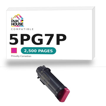Compatible Dell Toner Cartridge, Laser, High Yield, Magenta, (5PG7P)