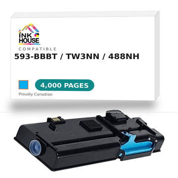Dell 593-BBBT Compatible Cyan Toner Cartridge Extra High Yield (C2660 / C2665)