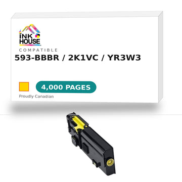 Dell 593-BBBR Compatible Yellow Toner Cartridge Extra High Yield (C2660 / C2665)