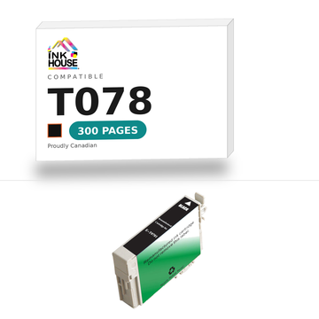 T078 Black compatible ink cartridge, 300 pages