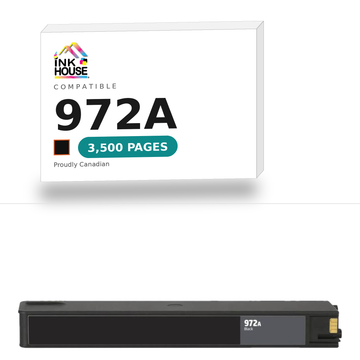 972A Black compatible ink cartridge, 3,500 pages