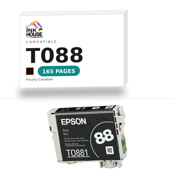 T088 Black compatible ink cartridge, 165 pages