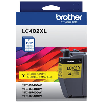 Brother LC402XLY Original Yellow Ink Cartridge High Yield