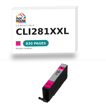 CLI281XXL Magenta compatible ink cartridge, 830 pages