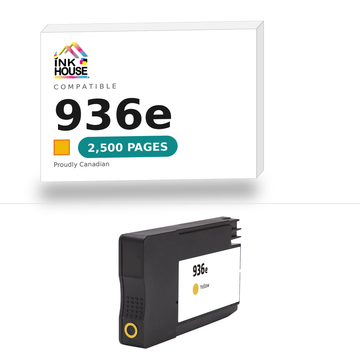 936e Yellow compatible ink cartridge, 2,500 pages