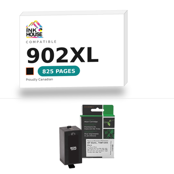 902XL Black compatible ink cartridge, 825 pages