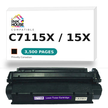 HP C7115X New Compatible Black Toner Cartridge  High Capacity (15X)