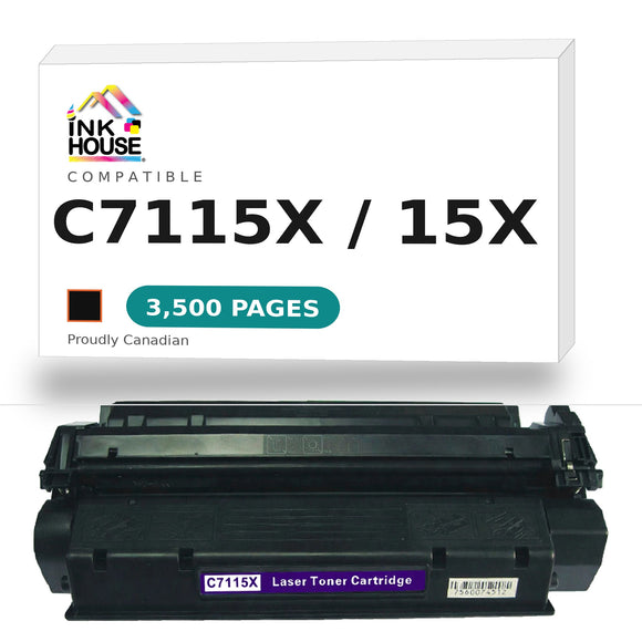 HP C7115X New Compatible Black Toner Cartridge  High Capacity (15X)