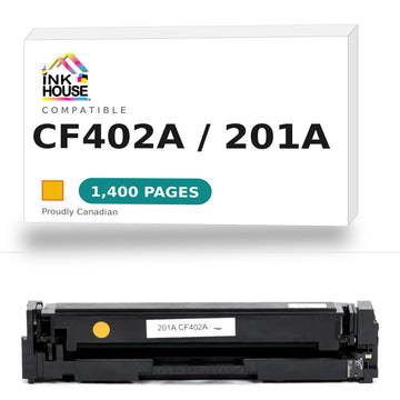 HP CF402A New Compatible Yellow Toner Cartridge  (201A) - 0