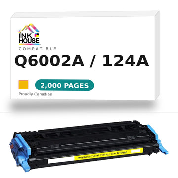 HP Q6002A New Compatible Yellow Toner Cartridge (124A)