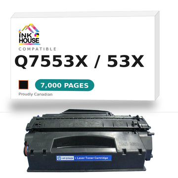 HP Q7553X New Compatible Black Toner Cartridge  High Capacity (53X)
