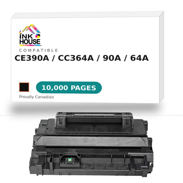 Compatible HP CE390A (HP 90A)/CC364A (HP 64A) Black Toner Cartridge