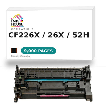 Compatible HP 26X / 52H CF226X Black Toner Cartridge High Yield