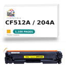 Compatible HP 204A (CF512A) Yellow Toner Cartridge (Updated CHIP)-1
