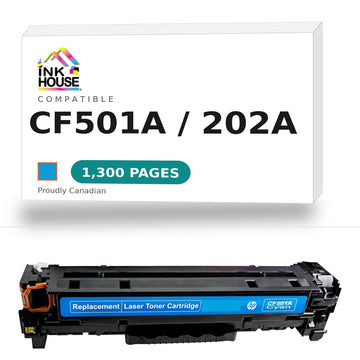 Generic HP 202A CF501A Cyan Toner Cartridge