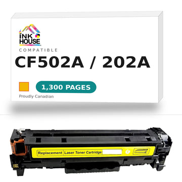Generic HP 202A CF502A Yellow Toner Cartridge