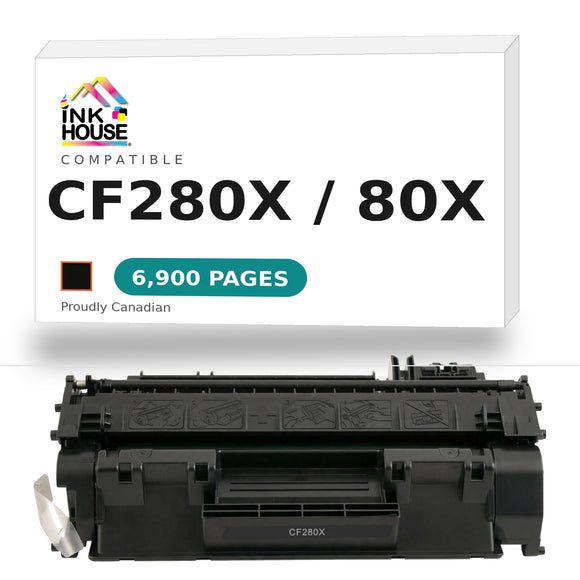 Compatible HP 80X CF280X Black Toner Cartridge High Yield