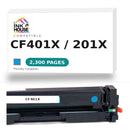 HP CF401X New Compatible Cyan Toner Cartridge  (201X)-1