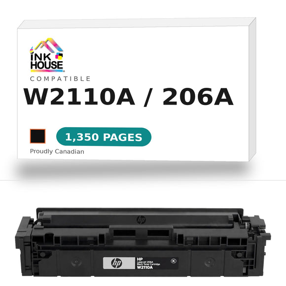 HP 206A W2110A Compatible Black Toner Cartridge  NO CHIP