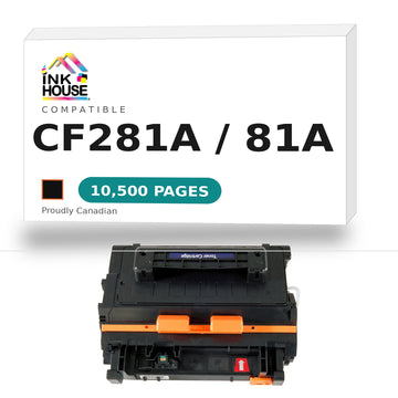 HP 81A CF281A Compatible Black Laser Toner Cartridge for use in LaserJet Enterprise M604, M605, M606, M630