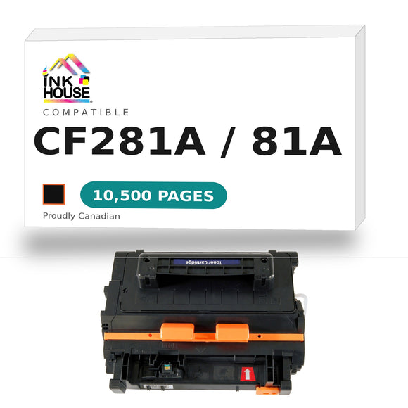 HP 81A CF281A Compatible Black Laser Toner Cartridge for use in LaserJet Enterprise M604, M605, M606, M630