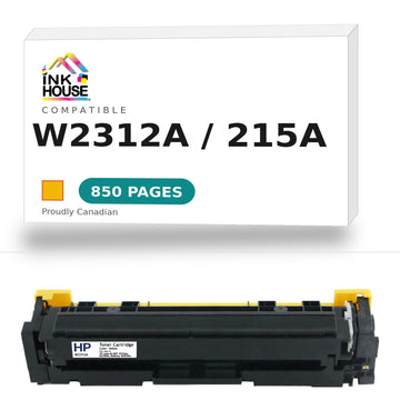 Compatible HP 215A W2312A Yellow Toner Cartridge (Updated CHIP)